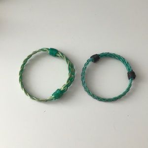 Upcycled Braided Bracelets